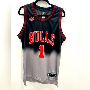 Derrick Rose Chicago Bulls Adidas Fade Jersey Basketball Size Medium